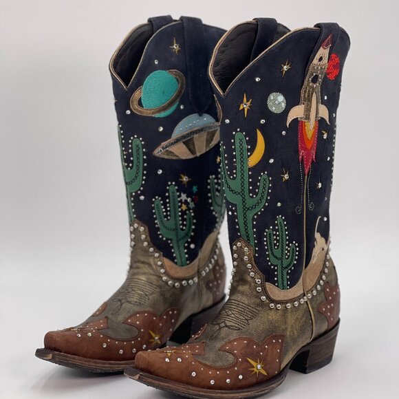 Old Gringo Shoes - Old Gringo Galactic Toe Boots Size 8 M